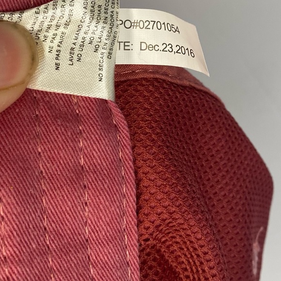 Adams Headwear - Mystery GHD Logo - Red Denim Adjustable Strapback Trucker Cap. - Picture 9 of 11